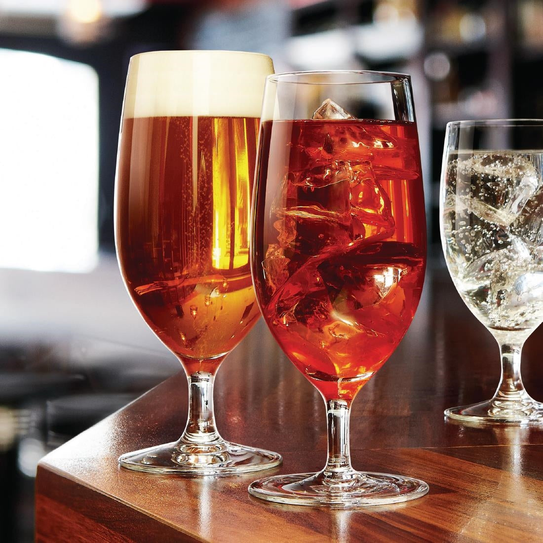 HR718 Chef & Sommelier Cabernet Stem Beer Glasses 460ml (Pack of 24)