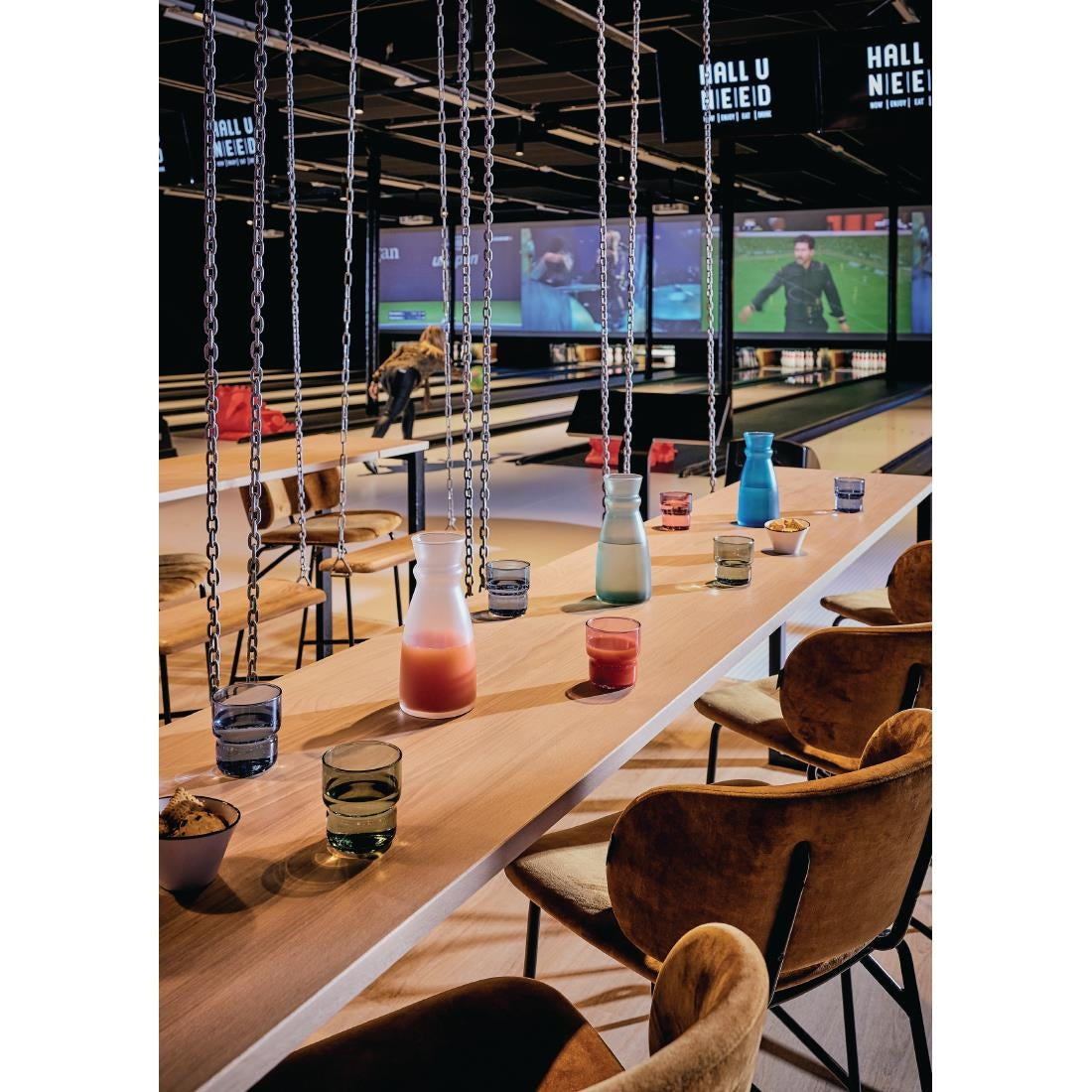 HR796 Arcoroc Fluid Colours Green Carafe 750ml (Pack of 6)