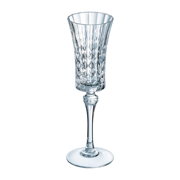HY876 Cristal d'Arques Lady Diamond Flutes 150ml (Pack of 8)