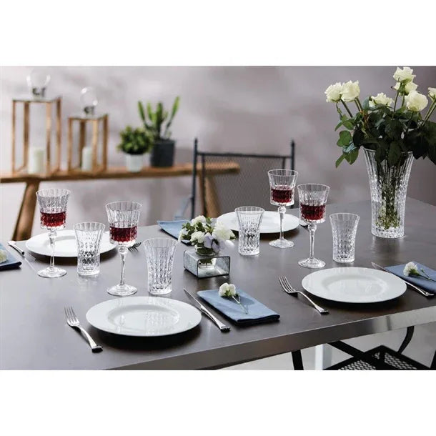 HY880 Cristal d'Arques Lady Diamond Wine Glasses 270ml (Pack of 8)