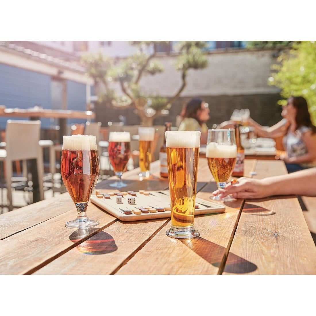 HR846 Arcoroc Linz Pilsner Beer Glasses 390ml (Pack of 24)