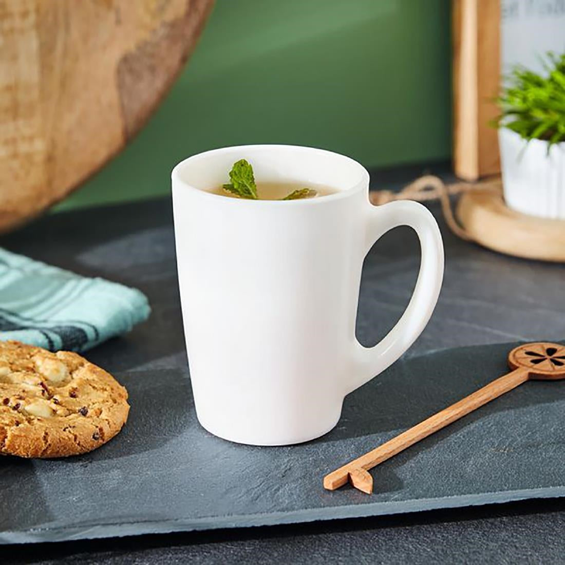 HR856 Luminarc New Morning Mugs White 320ml (Pack of 6)