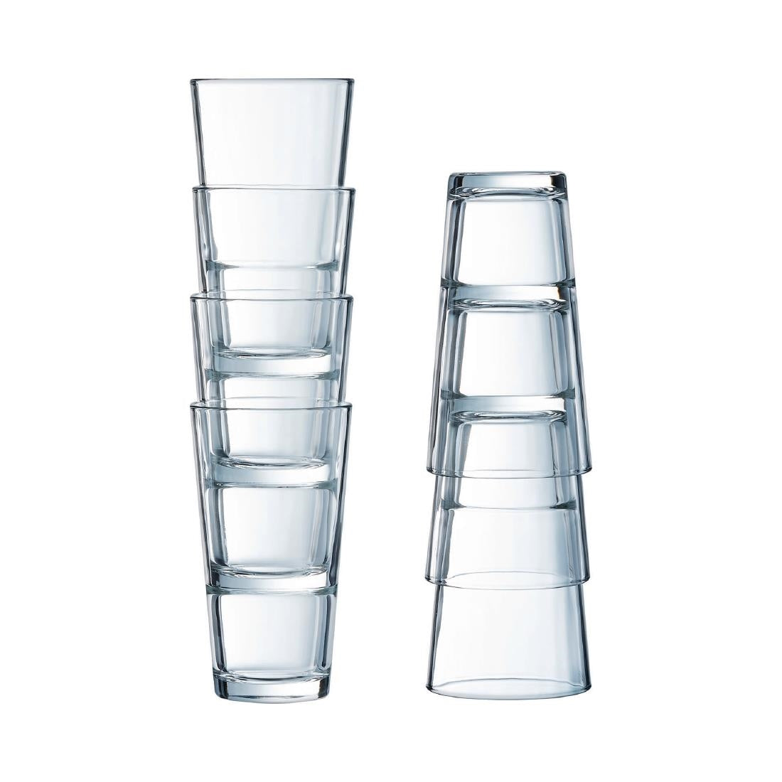 HR910 Arcoroc Stack Up Hiball Glasses 350ml (Pack of 24)