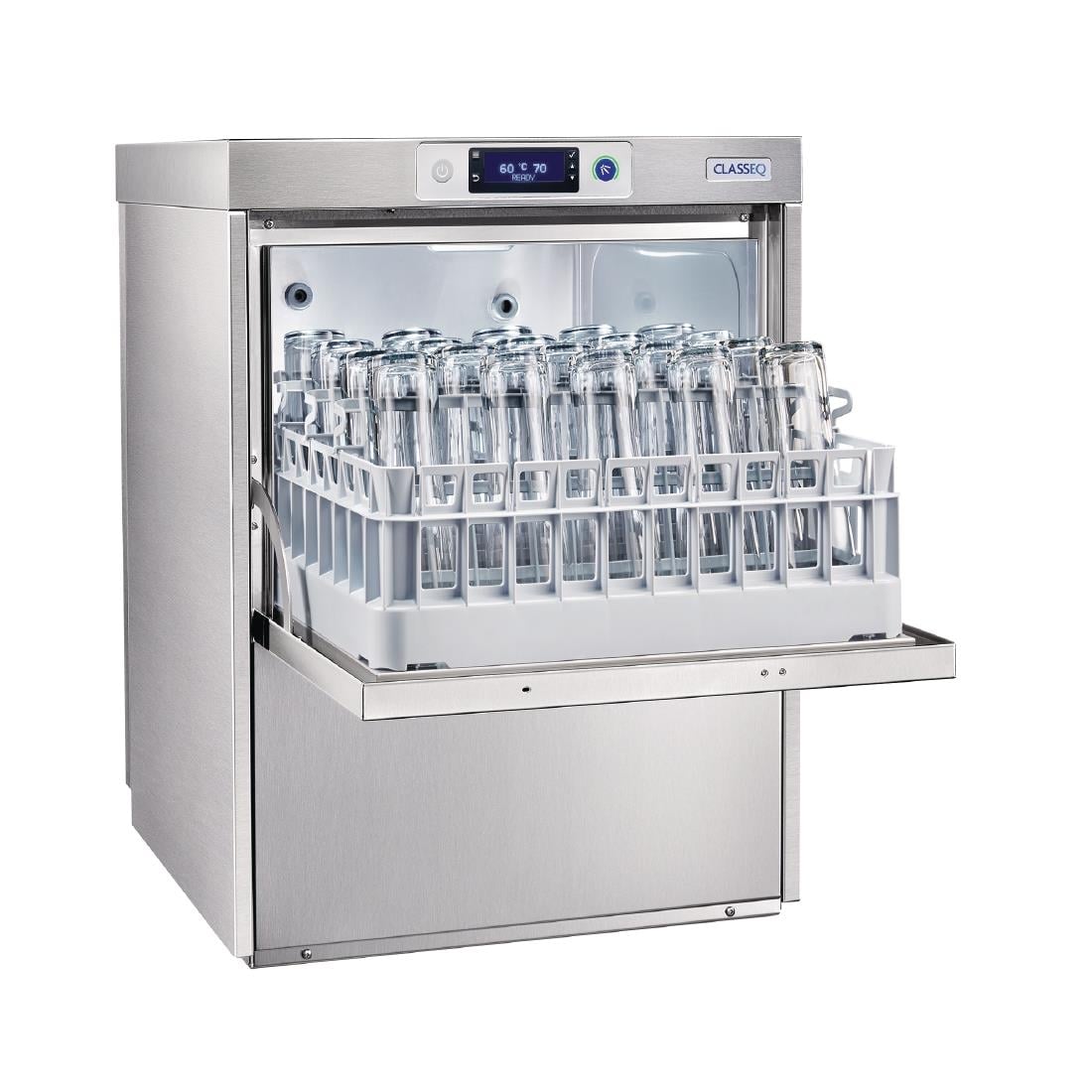 Classeq Glasswasher C400WS with Integrated Water Softener 30A Single Phase