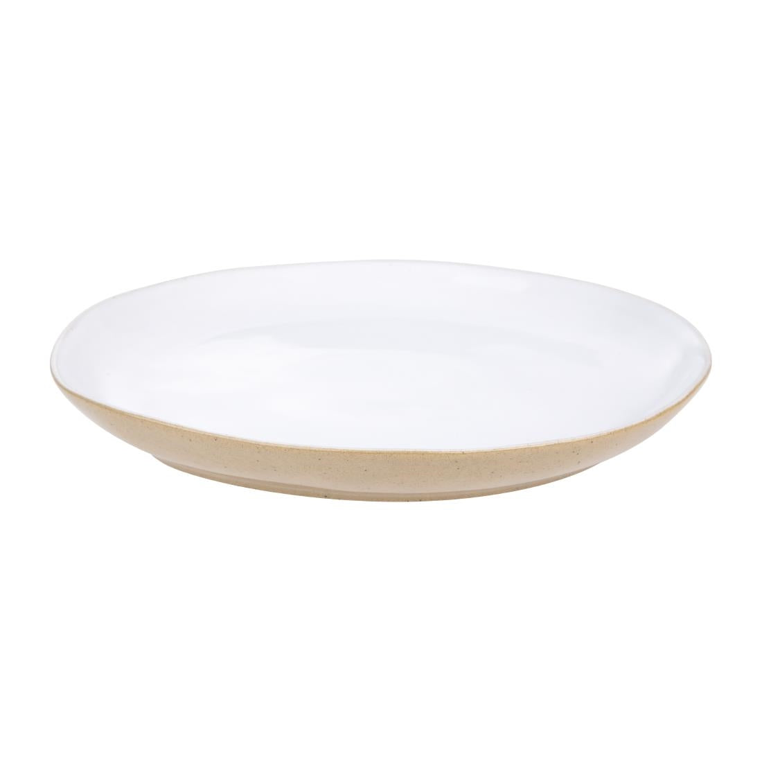 HS331 - Olympia Raw Recycled Clay Natural Coupe Plates 260mm (6 Pack)