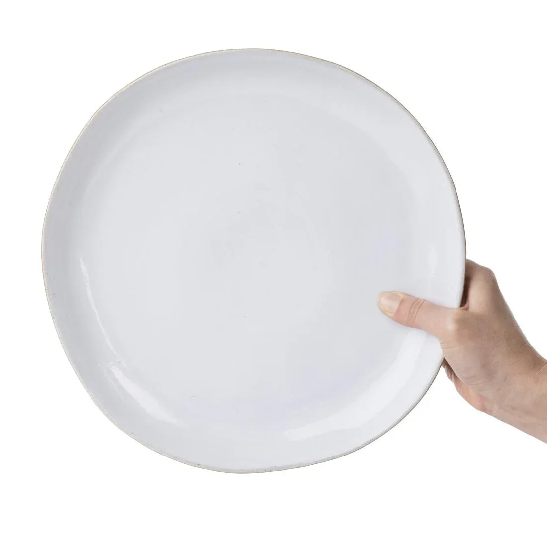 HS331 - Olympia Raw Recycled Clay Natural Coupe Plates 260mm (6 Pack)