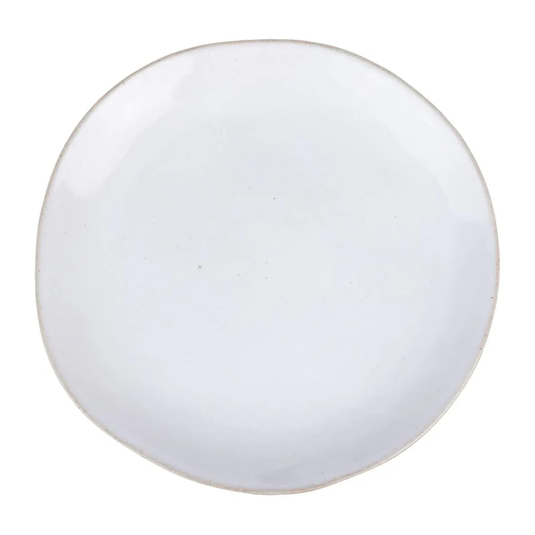 HS332 - Olympia Raw Recycled Clay Natural Coupe Plates 220mm (6 Pack)