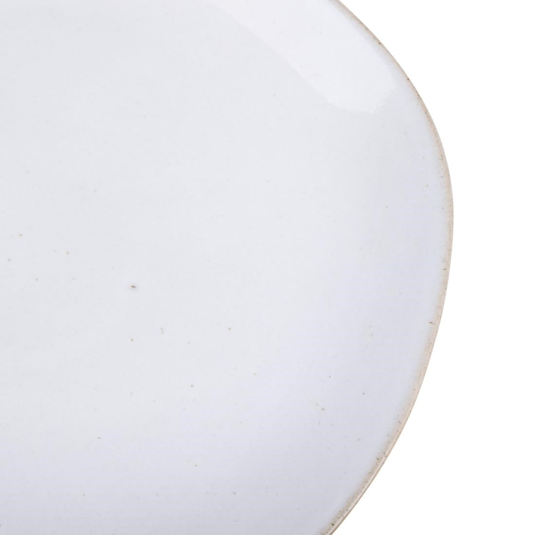 HS332 - Olympia Raw Recycled Clay Natural Coupe Plates 220mm (6 Pack)