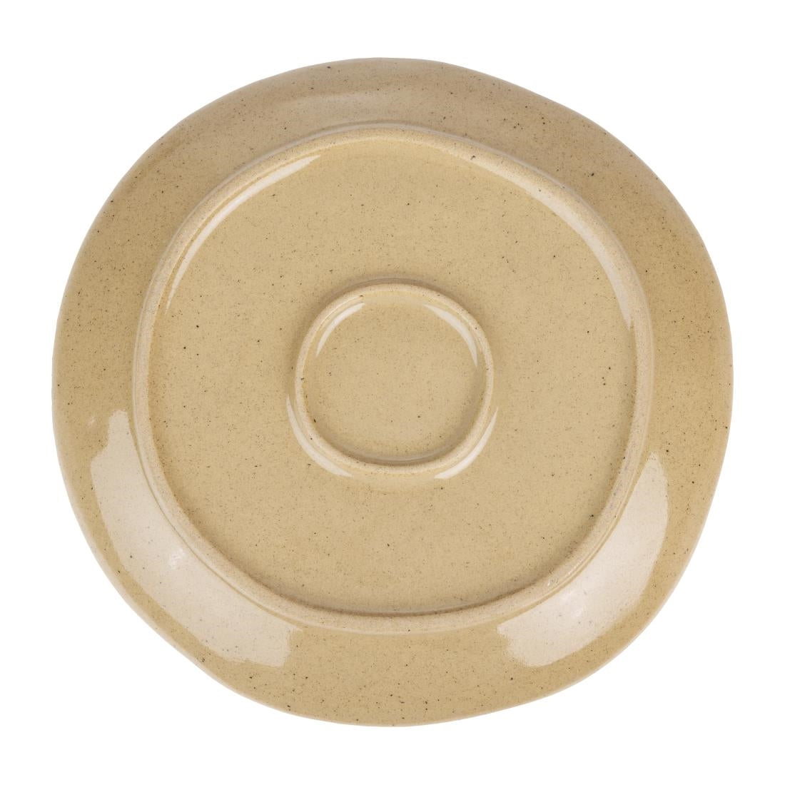 HS332 - Olympia Raw Recycled Clay Natural Coupe Plates 220mm (6 Pack)