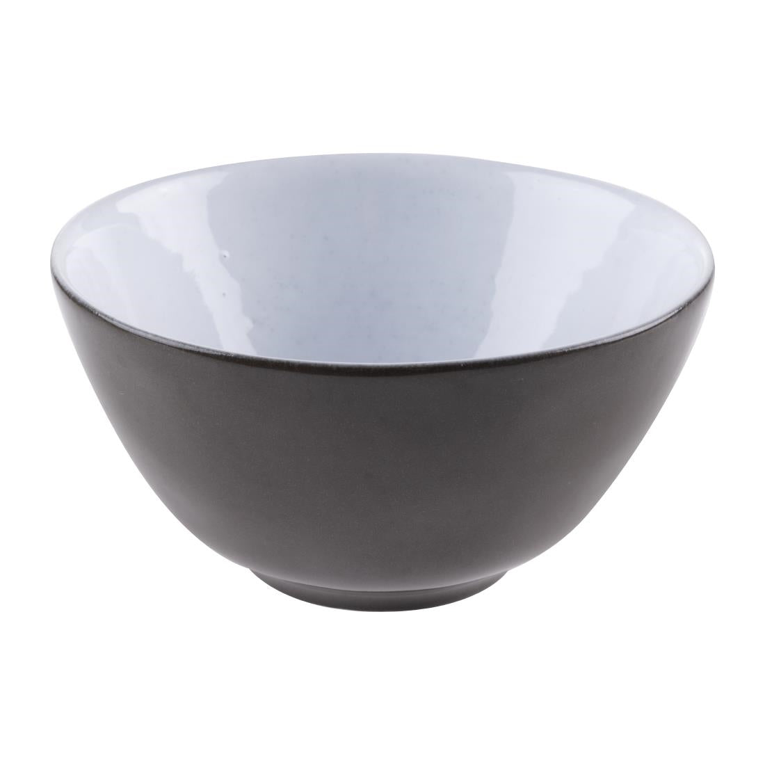 HS337 - Olympia Raw Recycled Clay Charcoal Deep Bowls 140mm (6 Pack)