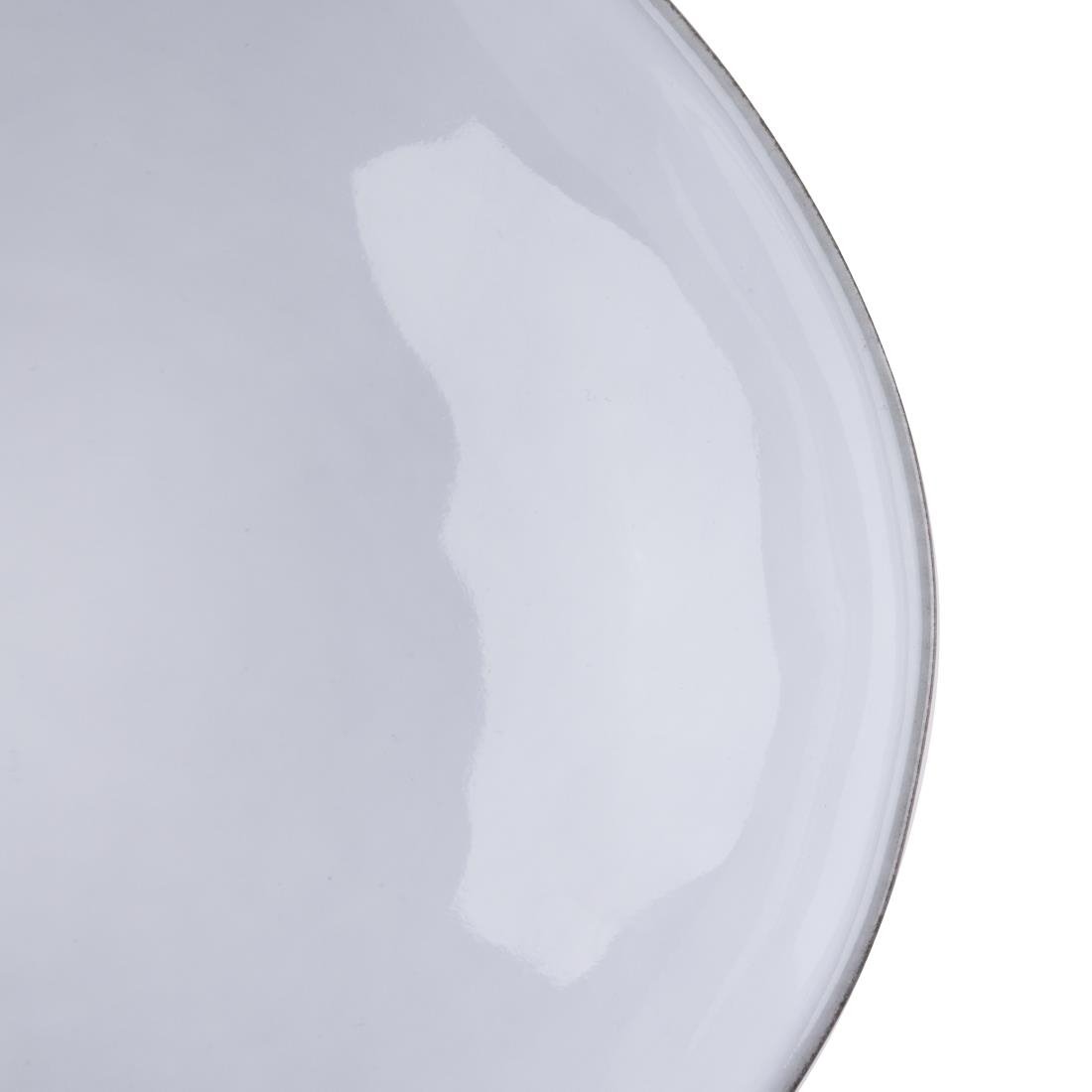 HS338 - Olympia Raw Recycled Clay Charcoal Coupe Bowls 230mm (6 Pack)