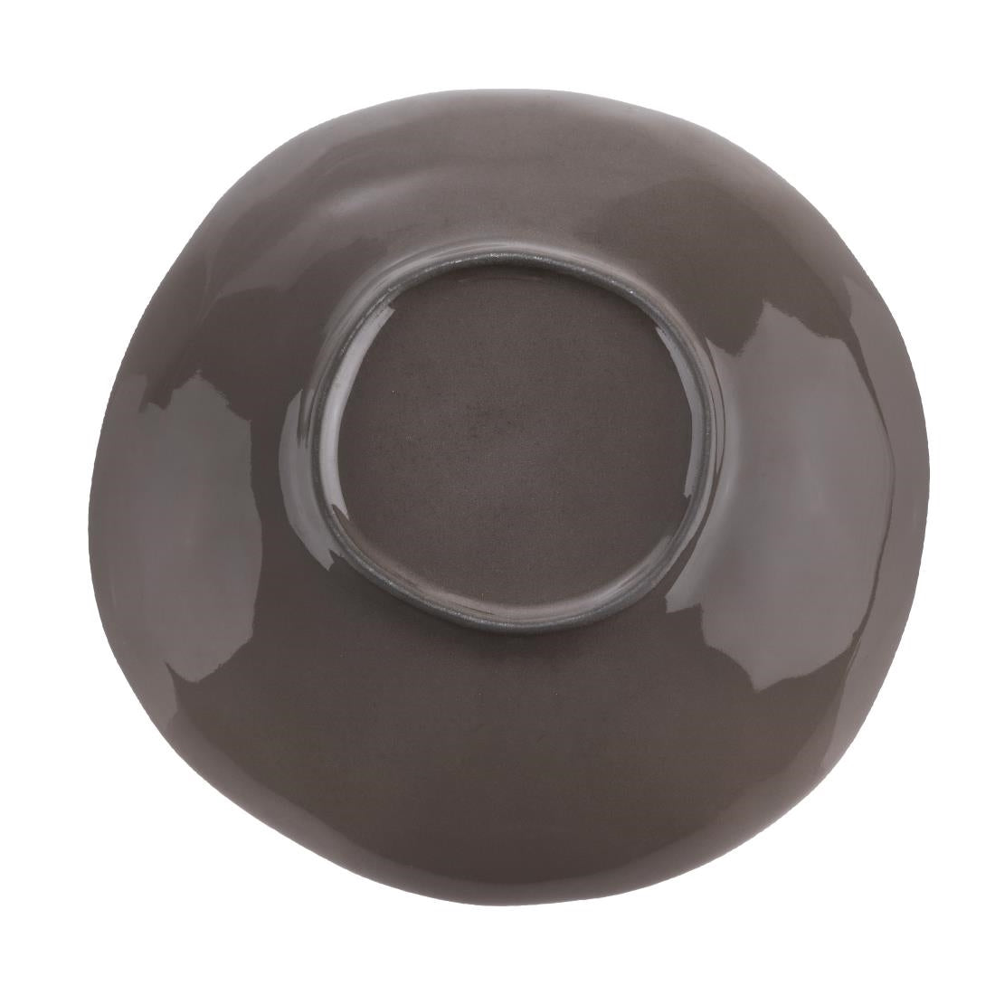 HS338 - Olympia Raw Recycled Clay Charcoal Coupe Bowls 230mm (6 Pack)