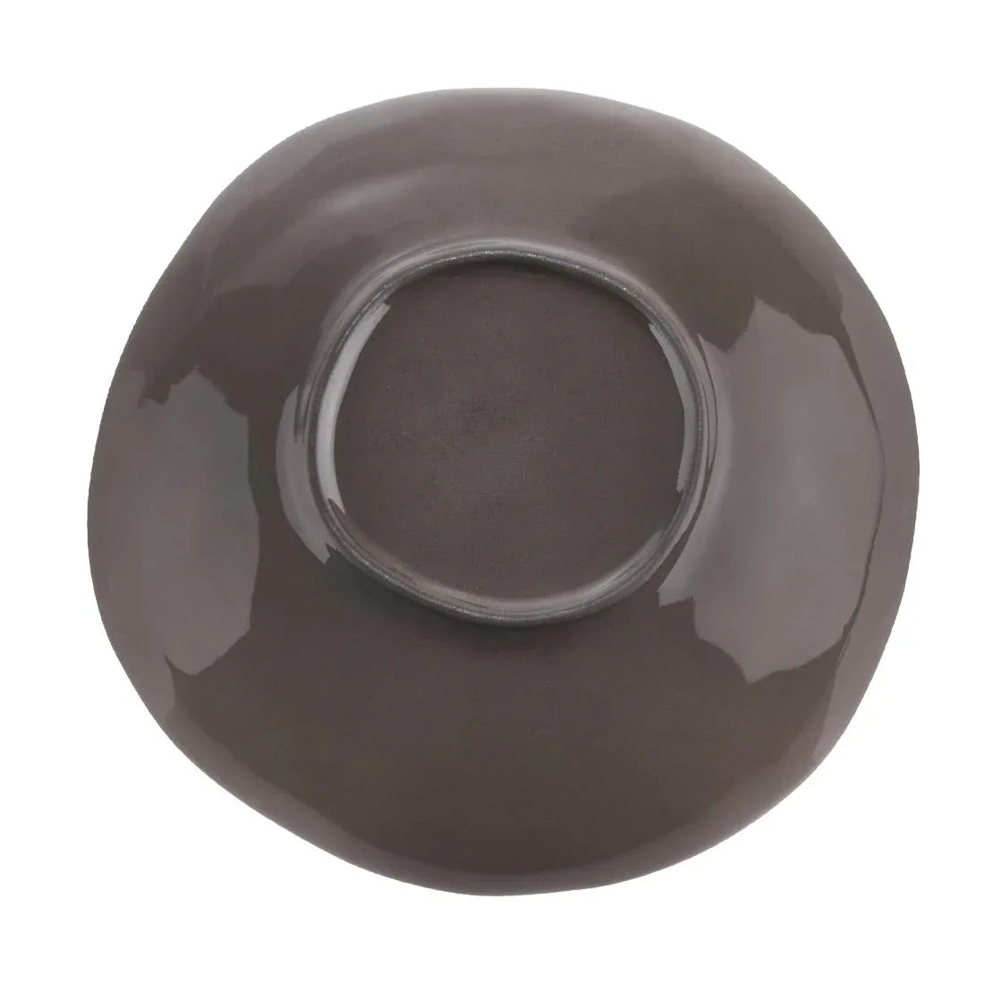 HS338 - Olympia Raw Recycled Clay Charcoal Coupe Bowls 230mm (6 Pack)