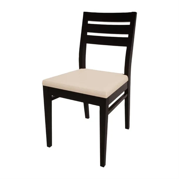 HS354 Bolero Bespoke Marty A Side Chair in Cream/Charcoal