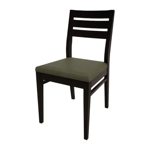 HS359 Bolero Bespoke Marty A Side Chair in Olive/Charcoal