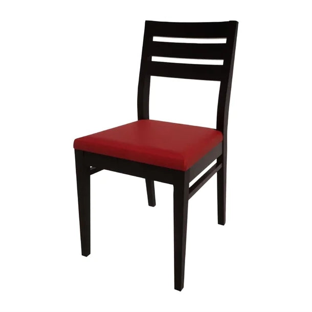 HS364 Bolero Bespoke Marty A Side Chair in Red/Charcoal