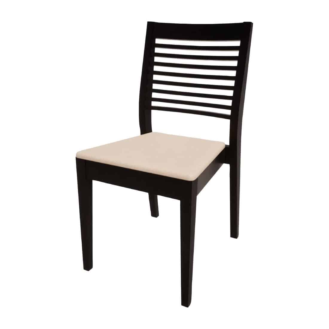 HS379 Bolero Bespoke Marty B Stacking Chair in Cream/Charcoal