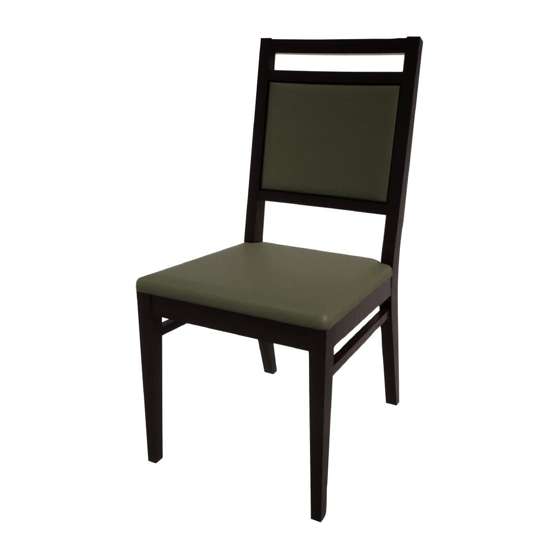 HS409 Bolero Bespoke Bia A Side Chair in Olive/Charcoal