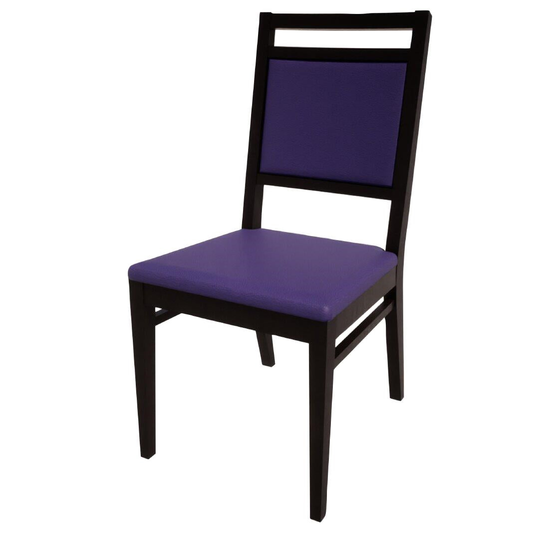 HS419 Bolero Bespoke Bia A Side Chair in Blue/Charcoal