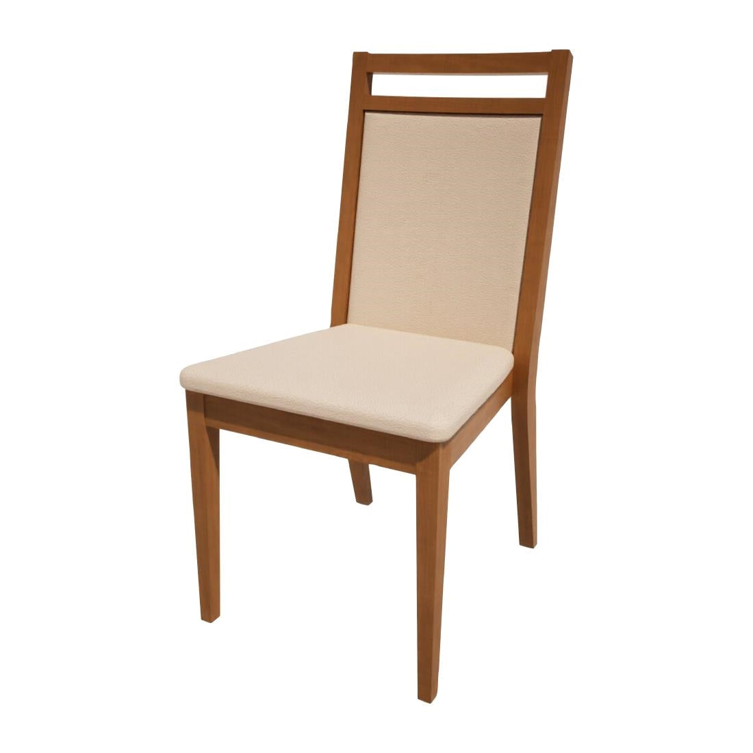 HS426 Bolero Bespoke Bia B Stacking Chair in Cream/Oak