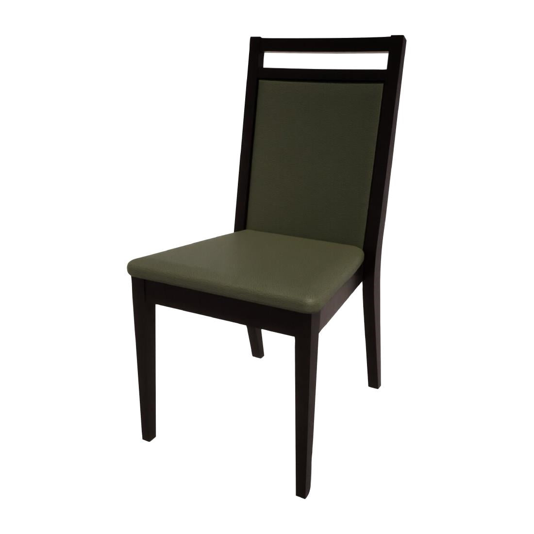 HS434 Bolero Bespoke Bia B Stacking Chair in Olive/Charcoal