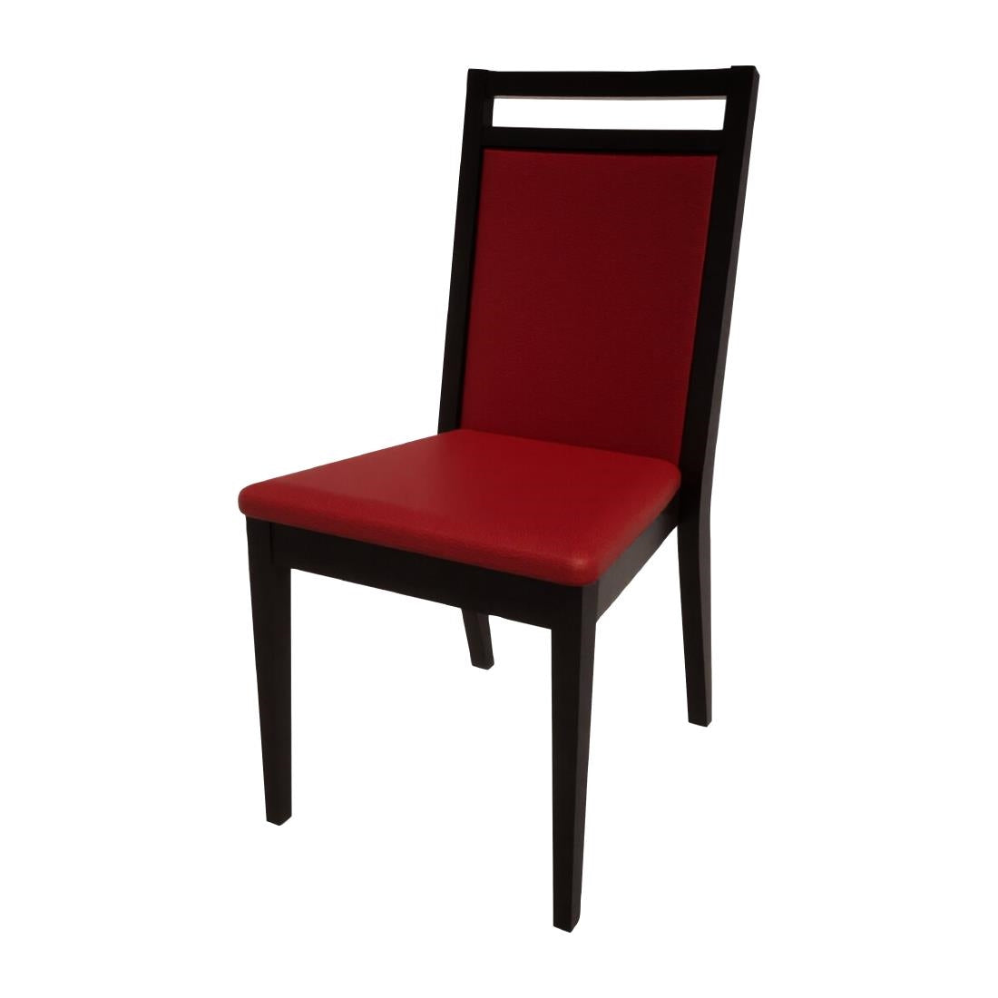 HS439 Bolero Bespoke Bia B Stacking Chair in Red/Charcoal
