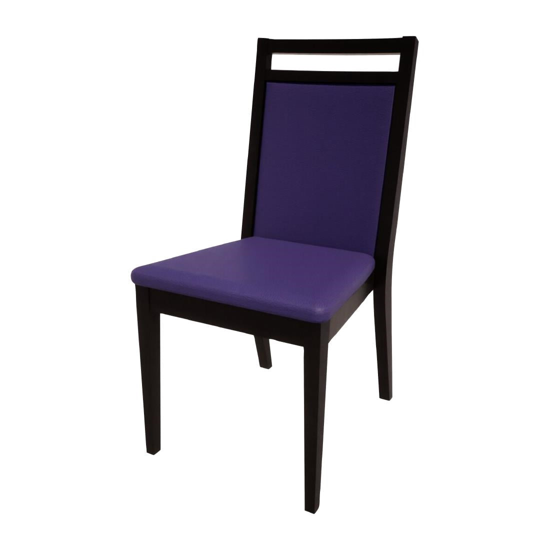 HS444 Bolero Bespoke Bia B Stacking Chair in Blue/Charcoal
