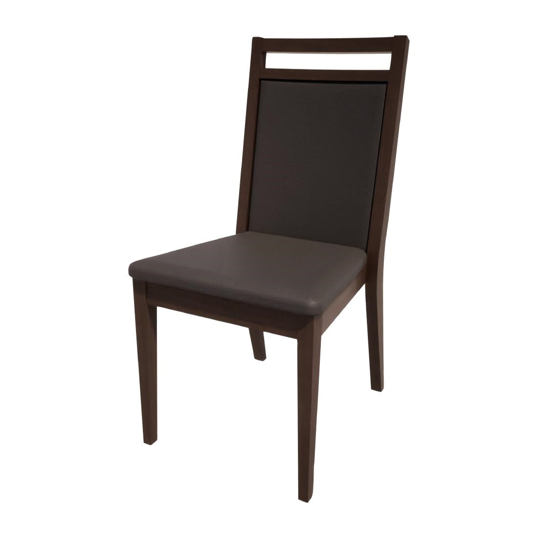 HS448 Bolero Bespoke Bia B Stacking Chair in Anthracite/Wenge