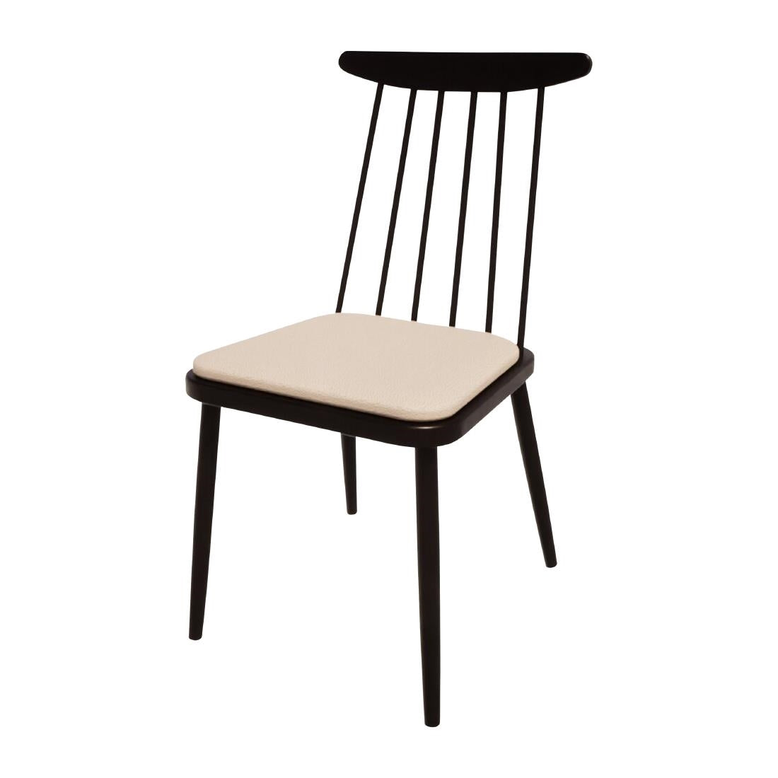 HS454 Bolero Bespoke Frank Side Chair Cream/Charcoal