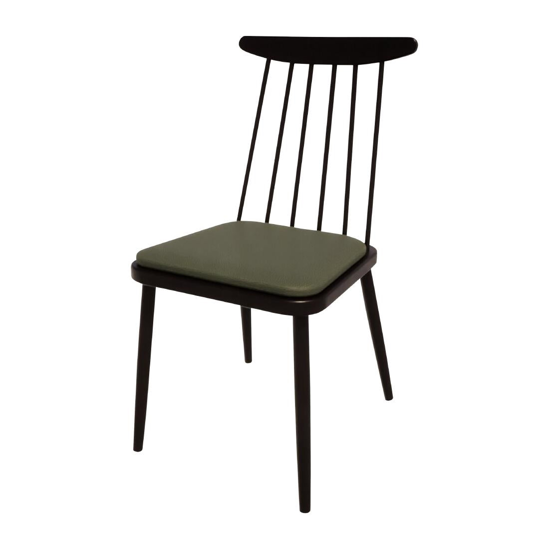 HS459 Bolero Bespoke Frank Side Chair Olive/Charcoal