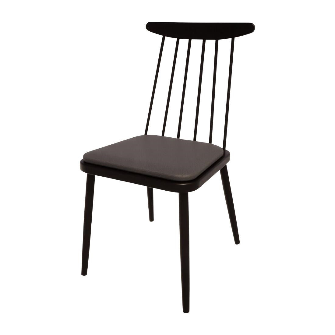 HS474 Bolero Bespoke Frank Side Chair Anthracite/Charcoal