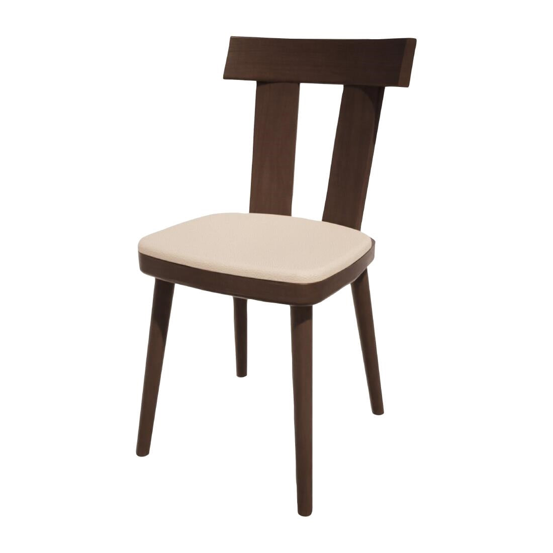 HS478 Bolero Bespoke Bamba Side Chair Cream/Wenge