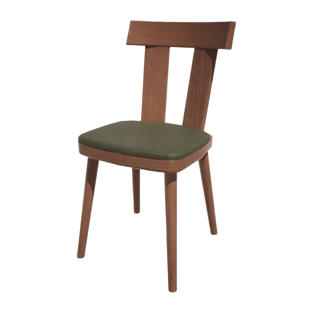 HS482 Bolero Bespoke Bamba Side Chair Olive/Walnut