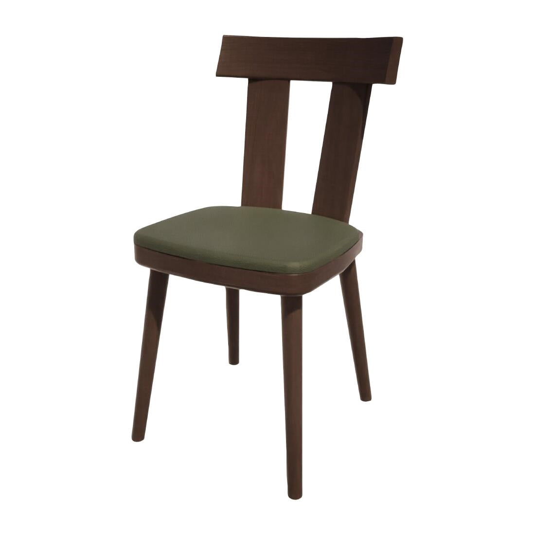 HS483 Bolero Bespoke Bamba Side Chair Olive/Wenge