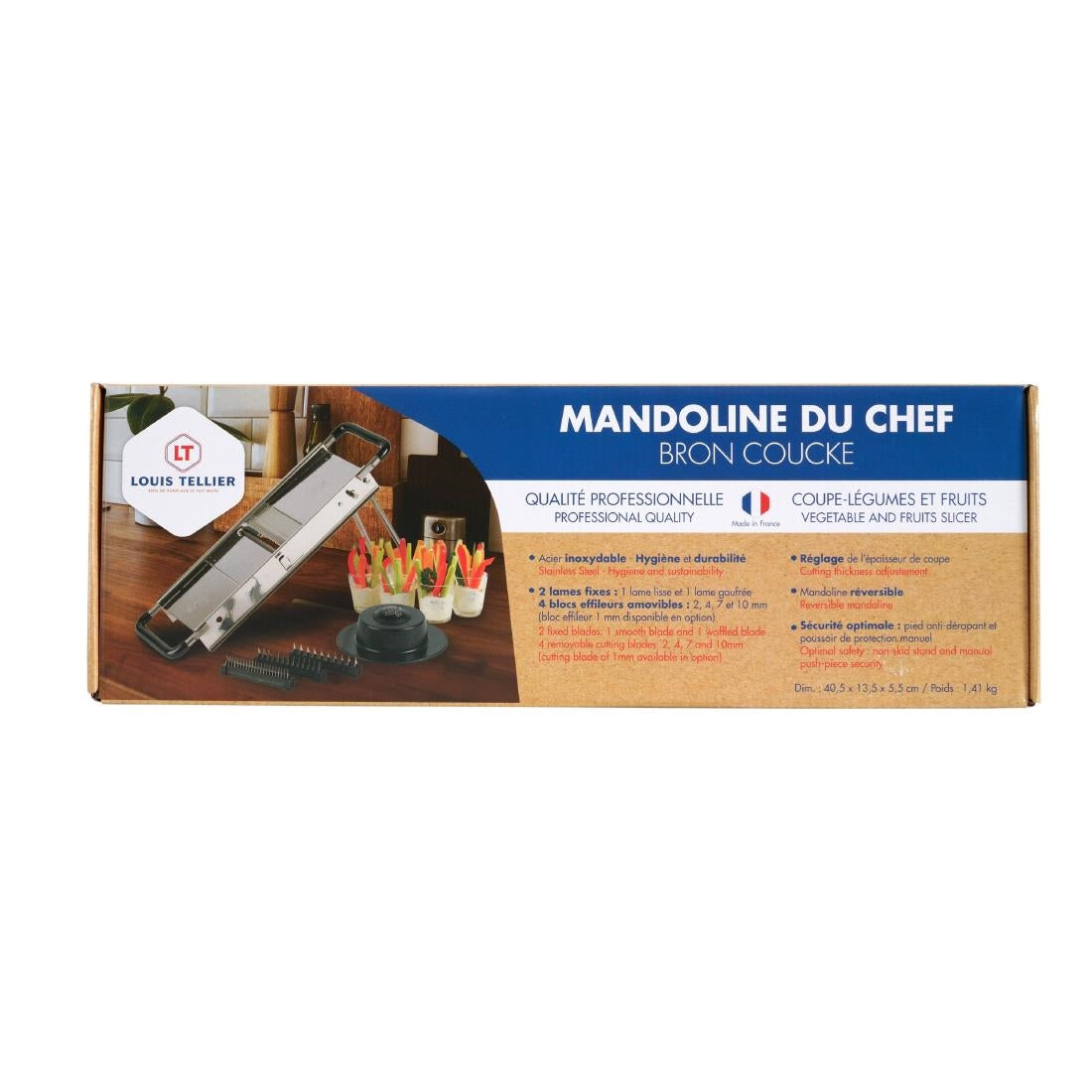 HS501 Louis Tellier The Chef's Mandoline Reversible