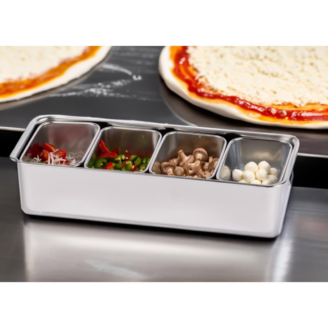 HS511 Louis Tellier Japanese Container with Four Compartments 281x118x63mm