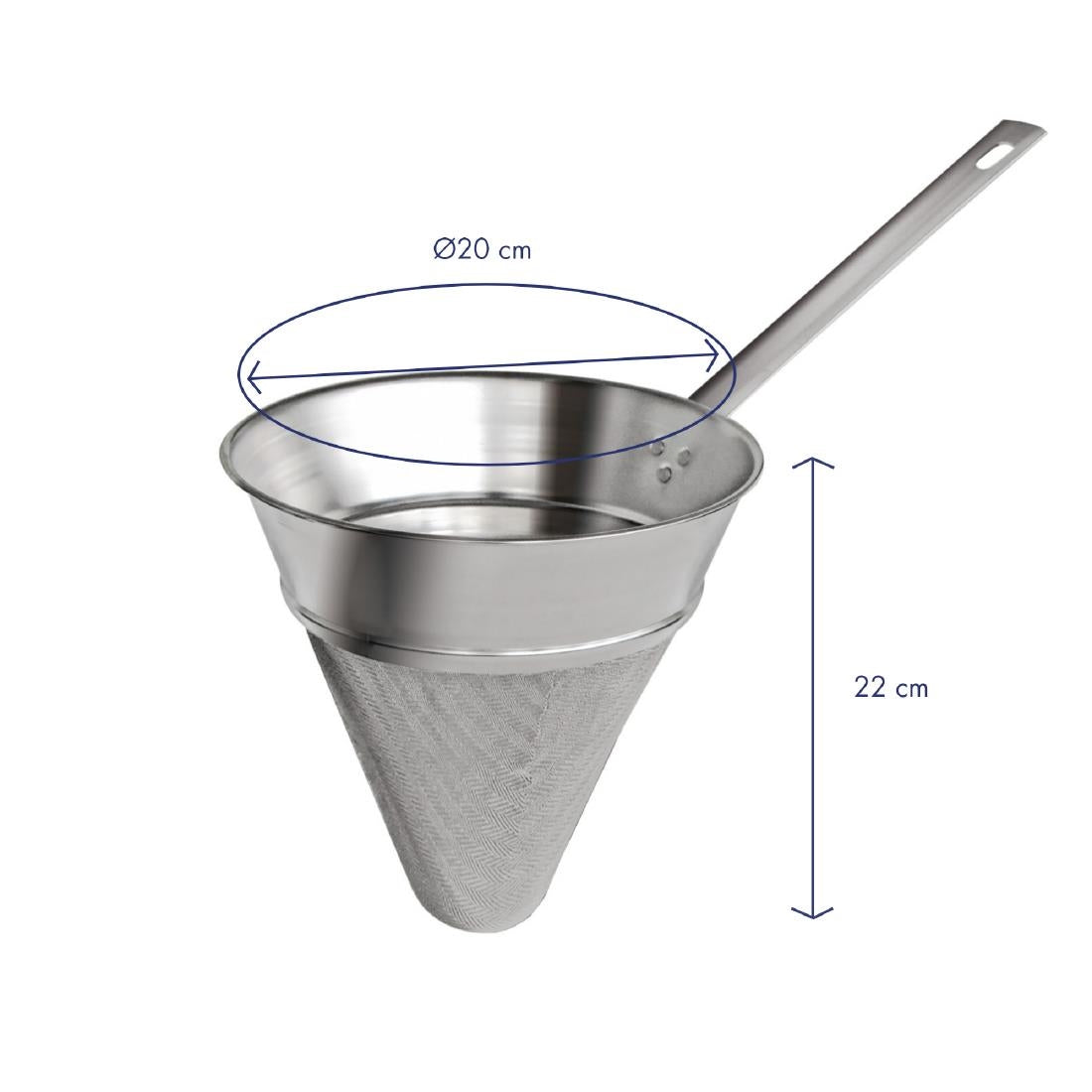 HS515 Gobel Fine Strainer Chinois 200mm