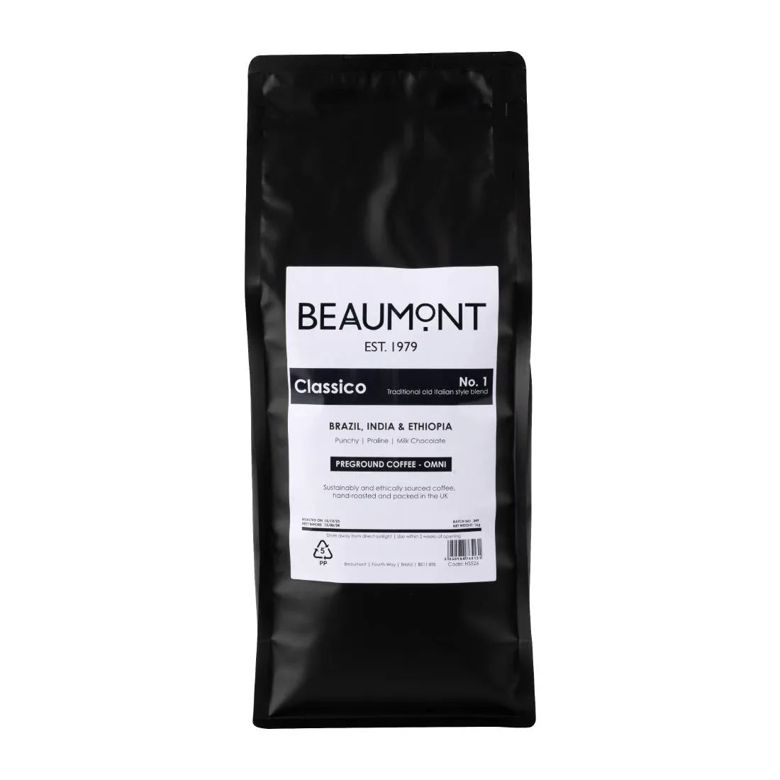 HS526 Beaumont No.1 Classico Coffee Omni Grind 1kg