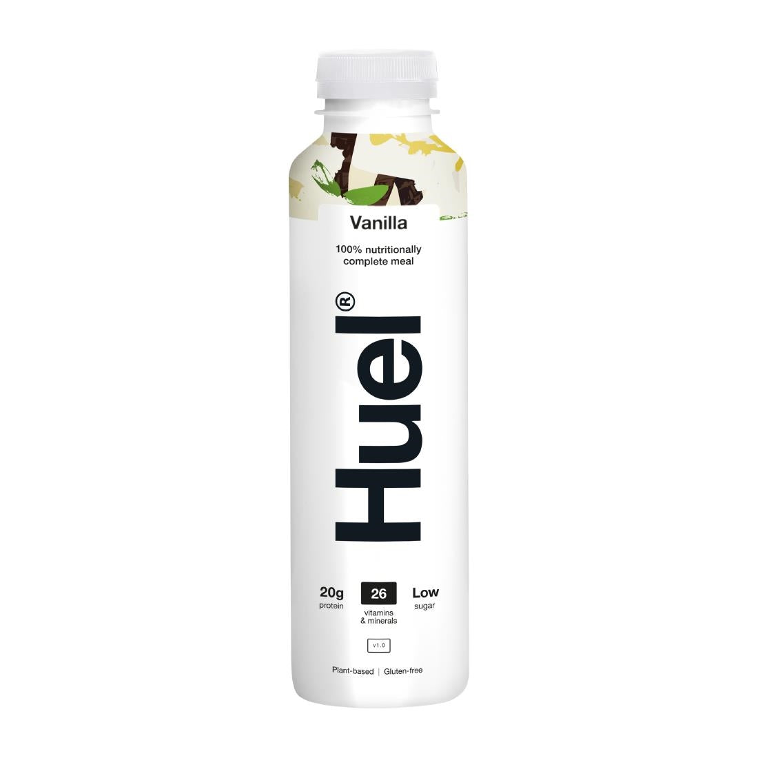 HS541 HUEL 100% Nutritionally Complete Meal Drink - Vanilla 500ml (Pack of 8)