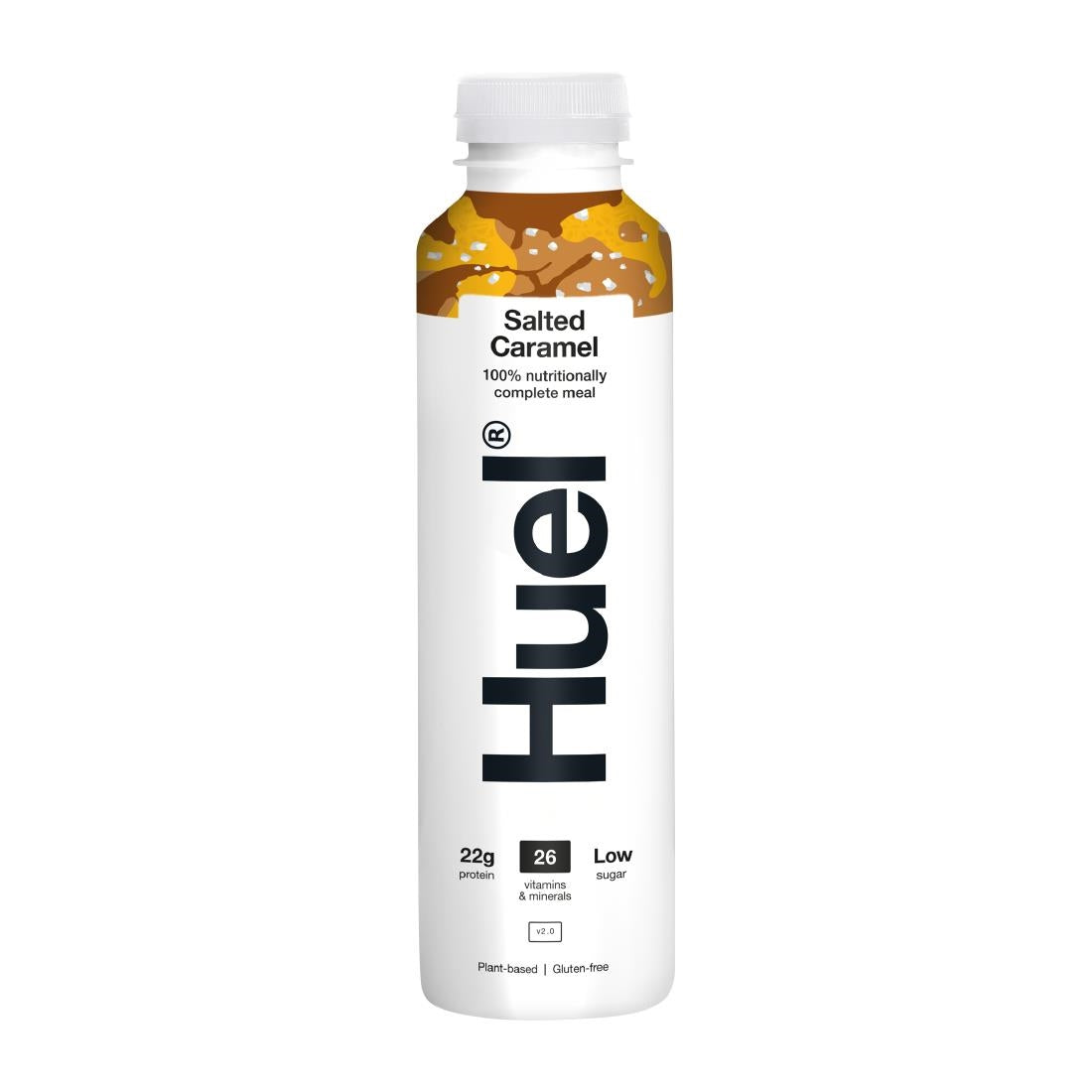 HS544 HUEL 100% Nutritionally Complete Meal Drink - Salted Caramel 500ml (Pack of 8)
