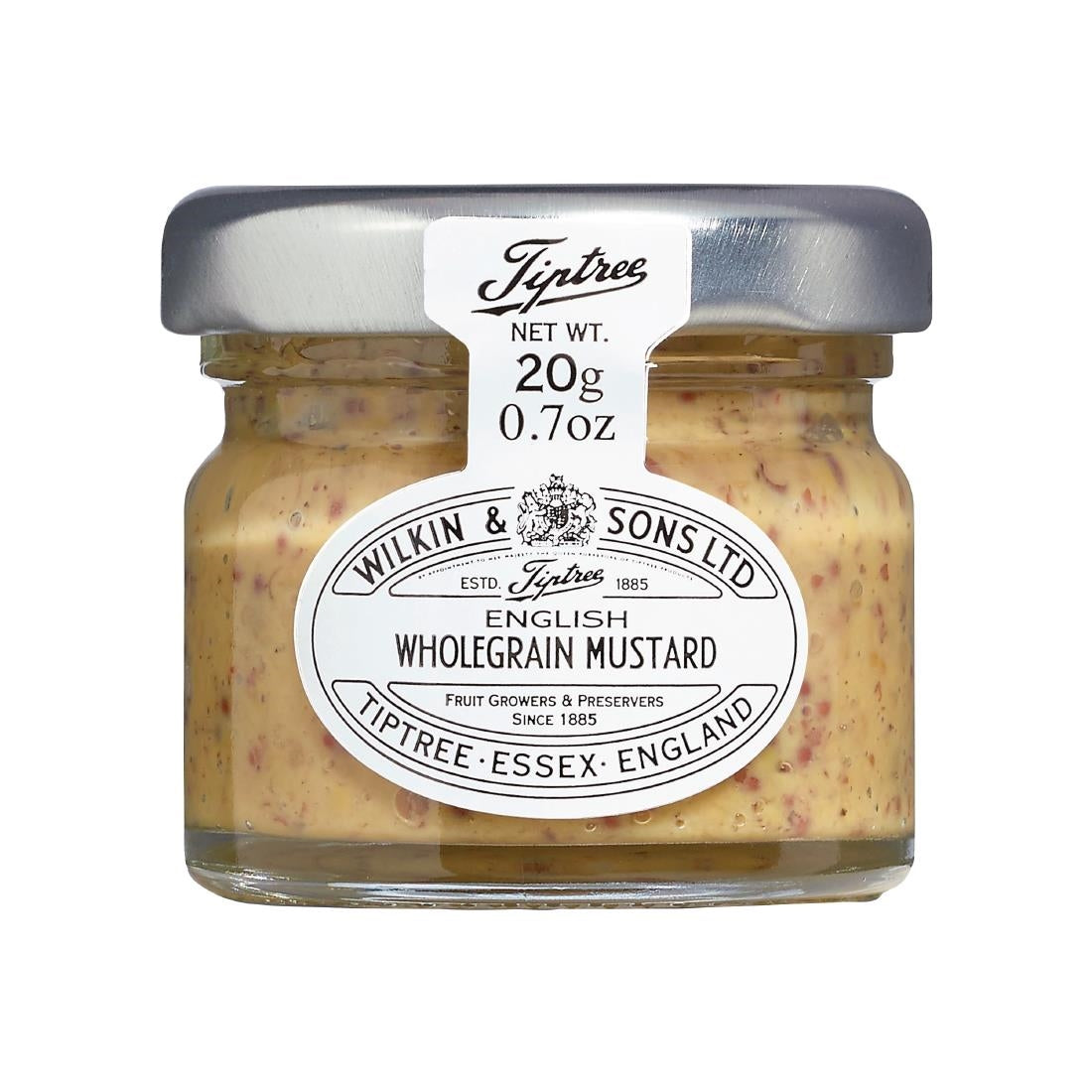 HS579 Tiptree English Wholegrain Mustard 20g (Pack of 72)