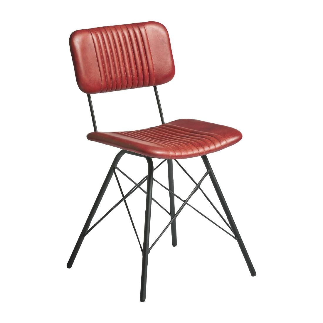 HS607 Duke Side Chair Vintage Red (Pack of 2)