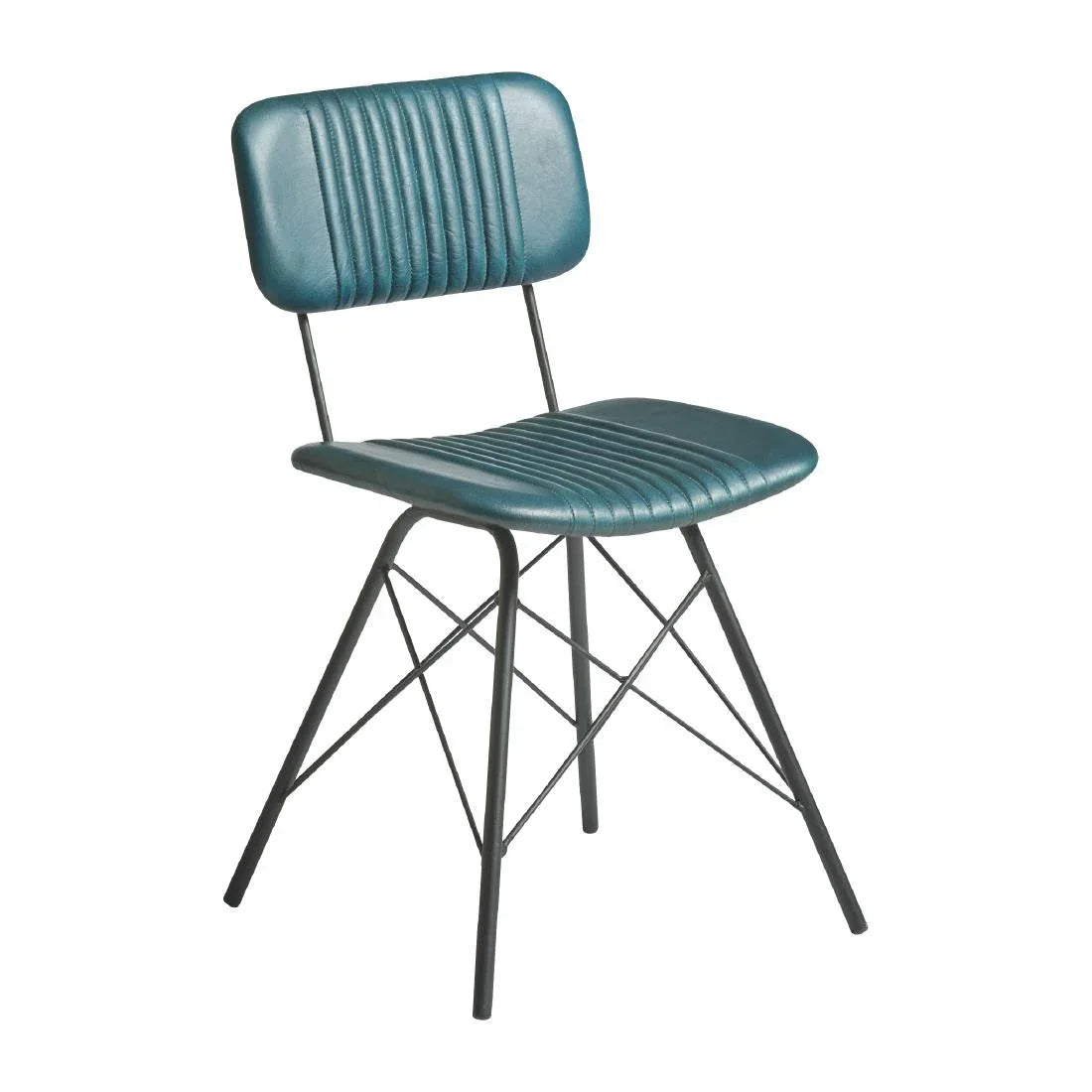 HS609 Duke Side Chair Vintage Teal (Pack of 2) - JD Catering Equipment Solutions Ltd