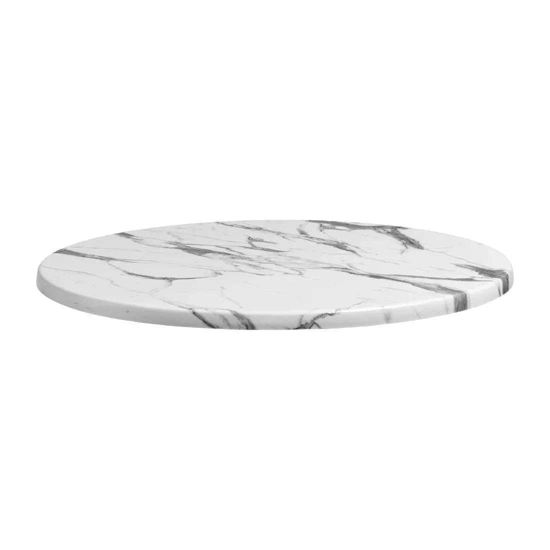 HS625 Enduratop Round Carrara Marble Table Top 900mm - JD Catering Equipment Solutions Ltd