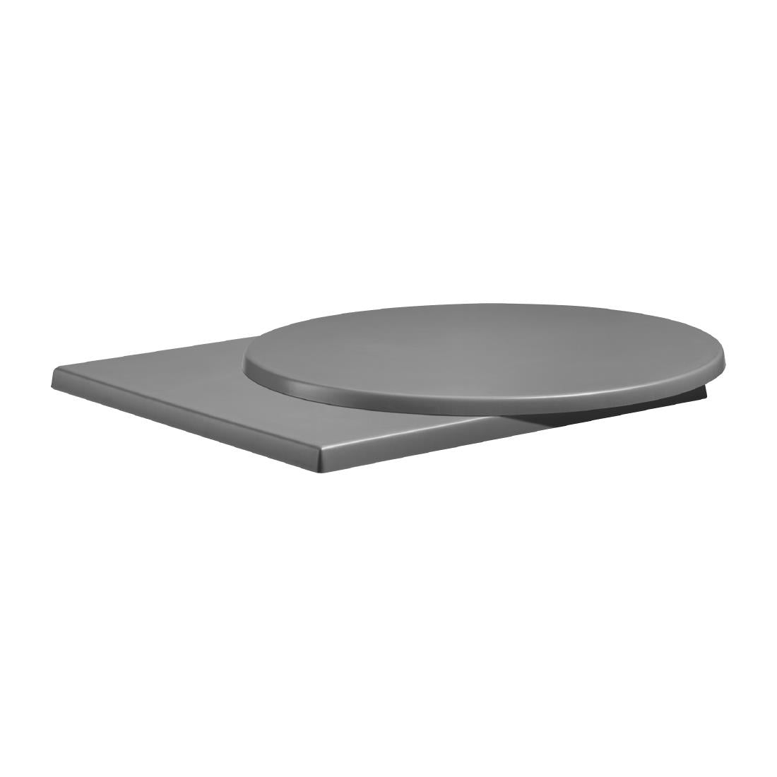 HS635 Enduratop Round Grey Table Top 600mm