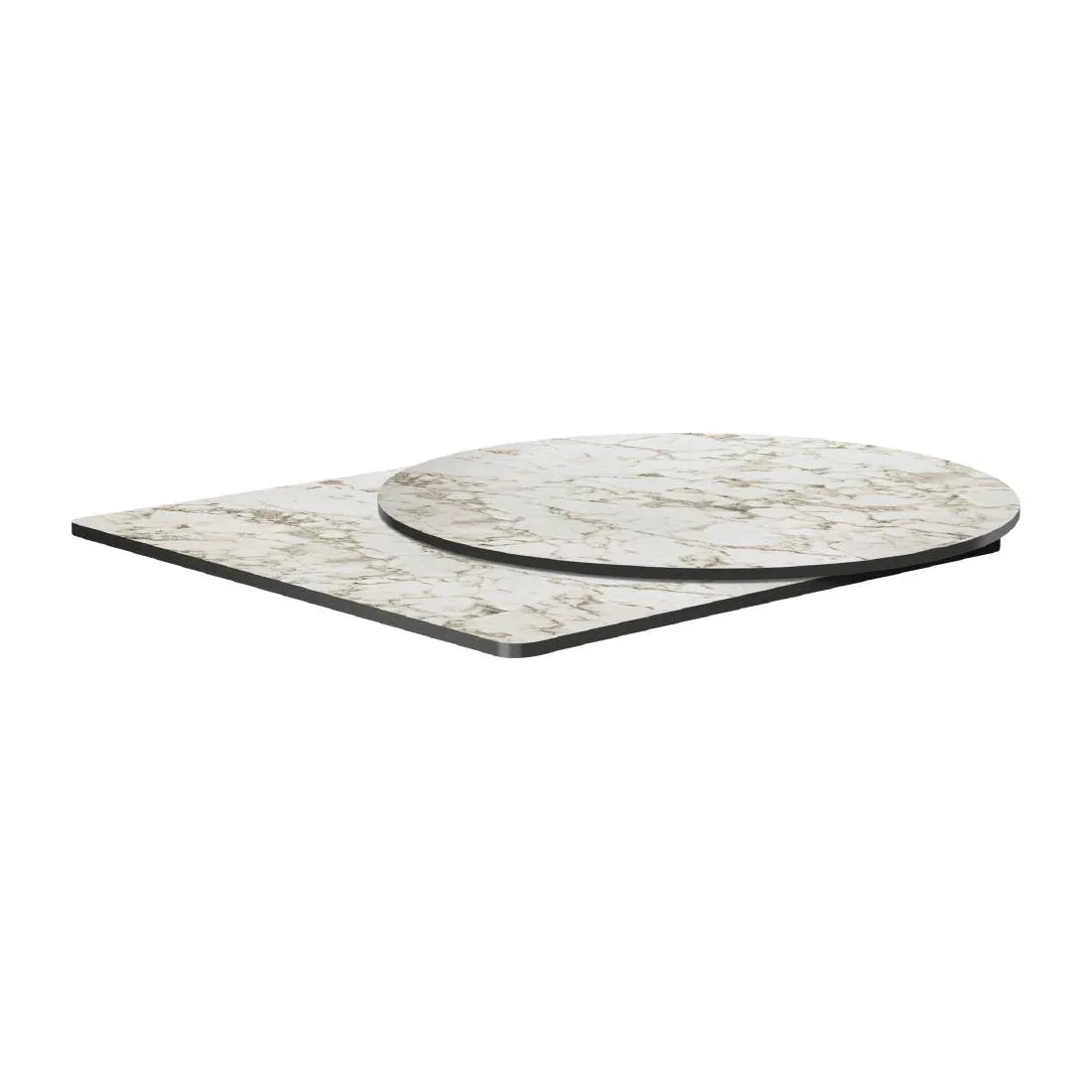 HS650 Extrema Square Carrara Marble Table Top 690x690mm - JD Catering Equipment Solutions Ltd