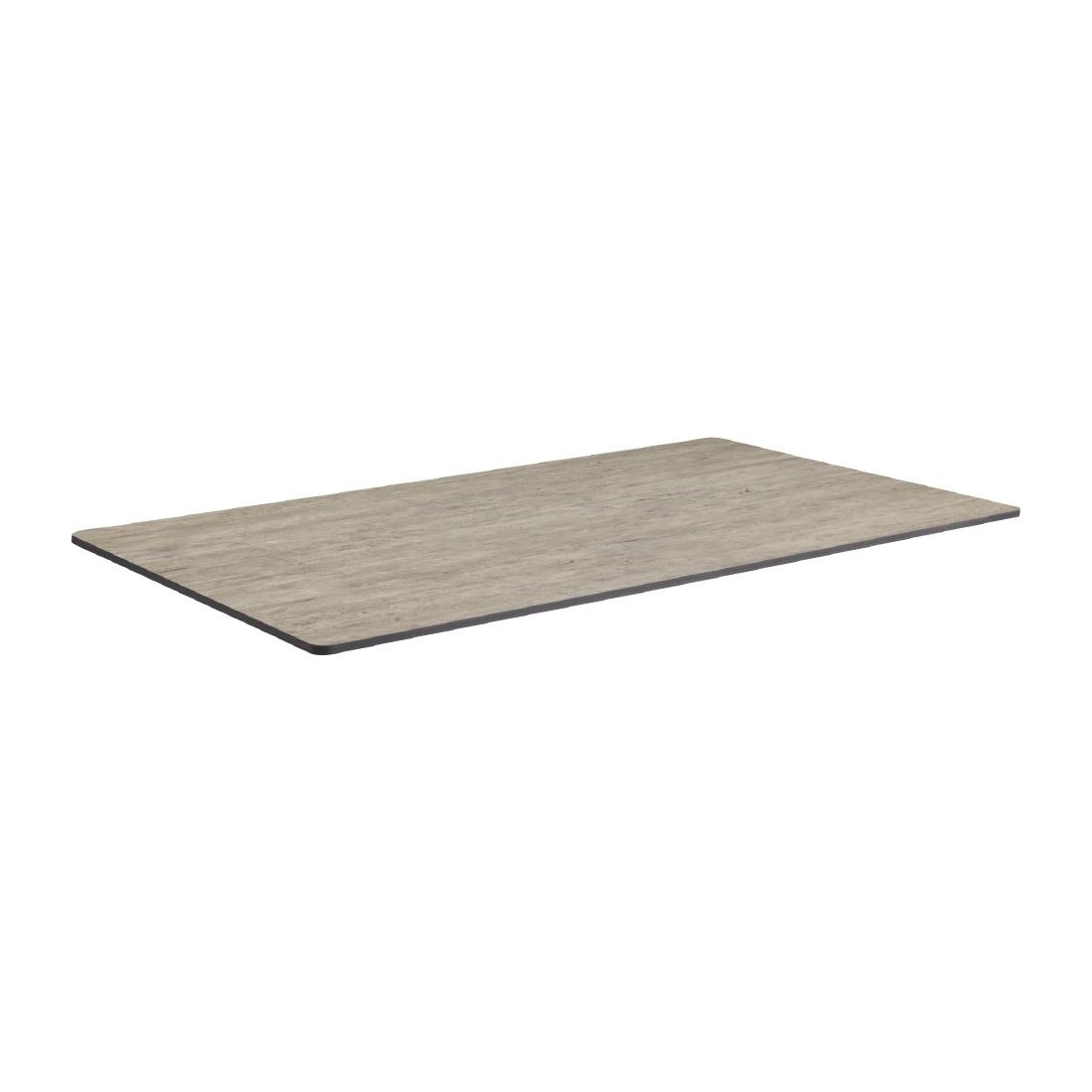 HS657 Extrema Rectangular Cement Textured Table Top 1190x690mm