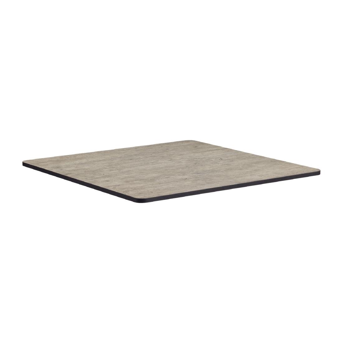 HS661 Extrema Square Cement Textured Table Top 790x790mm