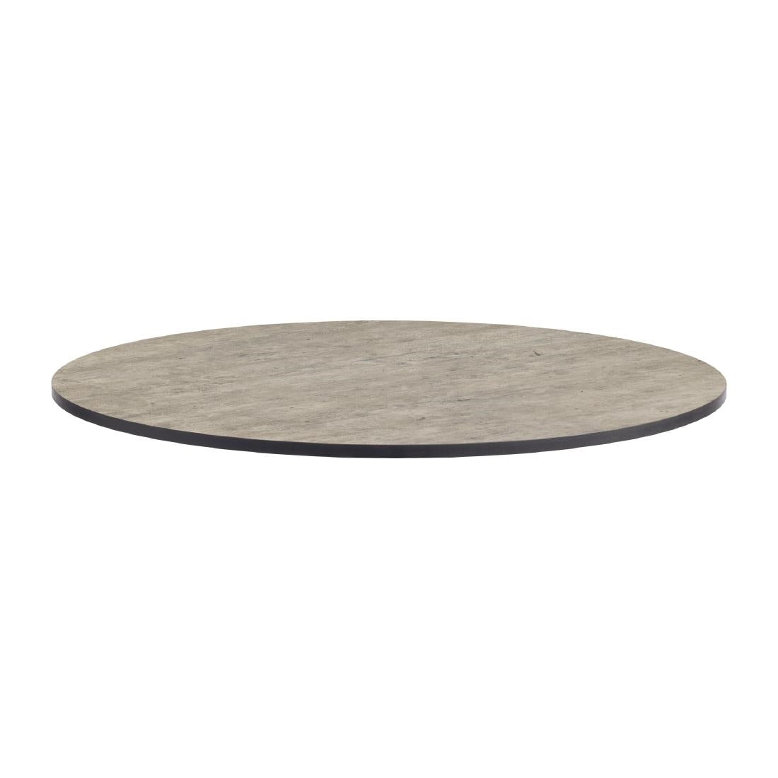 HS662 Extrema Round Cement Textured Table Top 600mm
