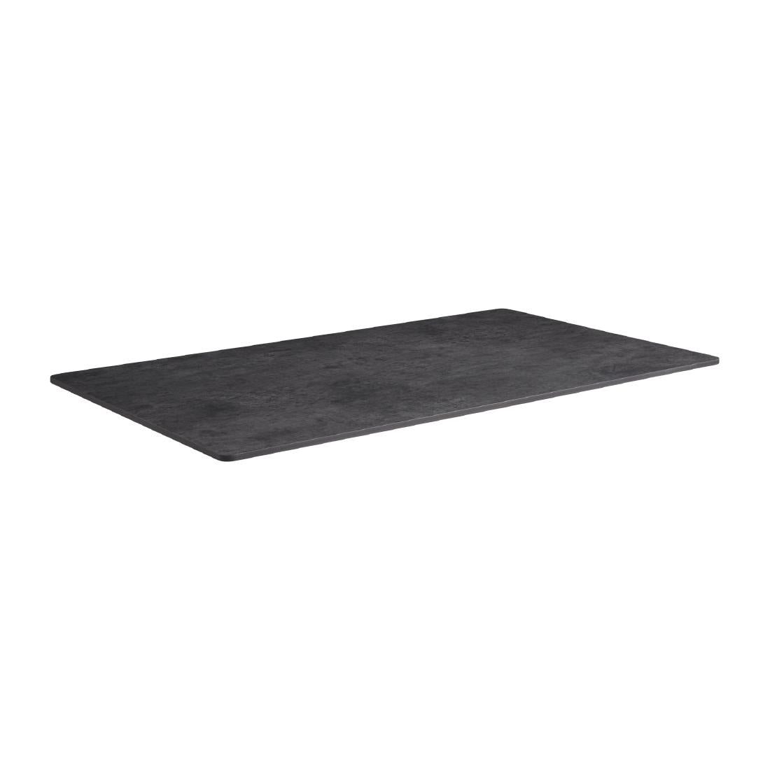 HS675 Extrema Rectangular Metallic Anthracite Table Top 1190x690mm